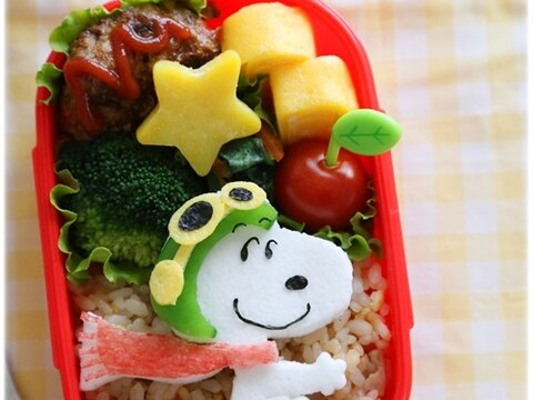 キャラ弁＊I LOVE スヌーピーのお弁当♪